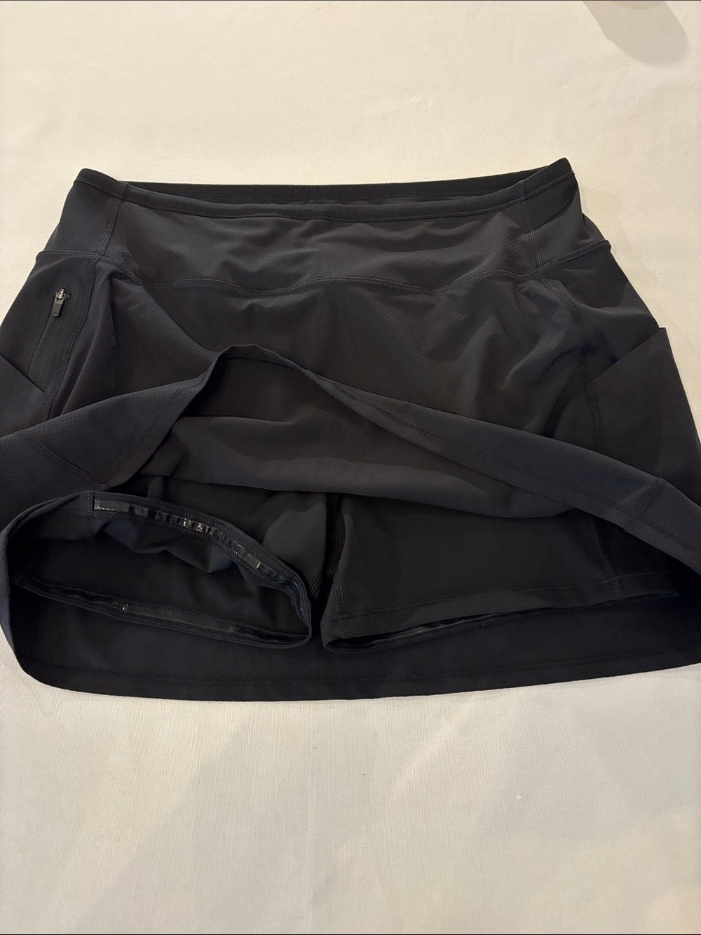 Athleta Black Golf Tennis pull on Skirt with built in shorts (Skort) - Medium - Picture 3 of 9